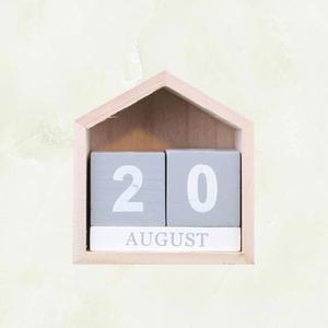 달력 나무 블록 캘린더 메모장 일력달력 장식용 책상 디데이달력 5 c 종이 농가 메모