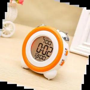 침실 키밍 시끄러운 탁상 LED 알람시계 탁상시계