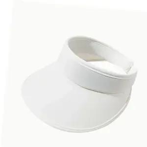 그늘 여성 흰색 여름 창 썬캡 모자