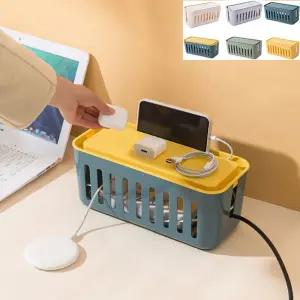 키밍 케이블 멀티탭 정리함 선정리 콘센트보관 박스