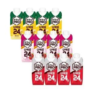 [오리온]닥터유 프로 단백질 드링크 3종 12개 (초코,바나나,딸기) 250ml