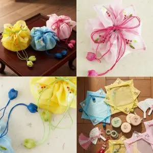 소품 파우치 포장 외국인 간식 전통선물구디백 기념품 설날 복주머니 답례품 데코 명절선물