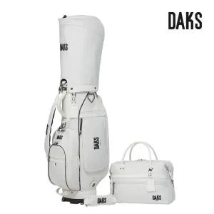 [닥스골프]닥스골프 남성 캐디백 보스턴백 세트 화이트