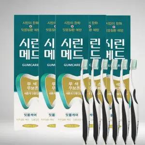 부광약품 시린메드 검케어 치약 125gx6개+칫솔6개