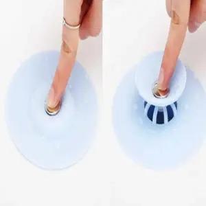 ( )원터치 배수캡 욕조배수구마개 욕실배수구 세면대배수캡 배수마개 욕실배수구거름망