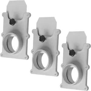 먼지 집진기 집진 피팅을 위한 블라스트 게이트 PK 70134P3 POWERTEC 3 212인치 알루미늄