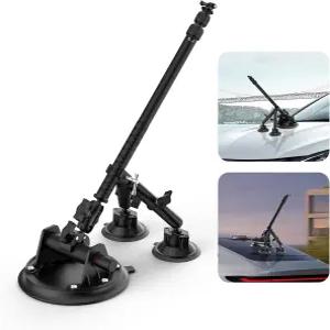 Insta360용 트리플 흡착 컵 차량용 마운트 익스텐션 Insta360 및 카메라 어댑터용 스틱 GoPro 5