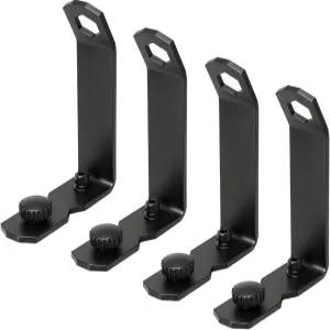 T슬롯 크로스 바 4팩 안전한 잠금 스노보드용 사다리 드라비플 스틸 스키 서핑보드 갖춘 카누 스테인리스