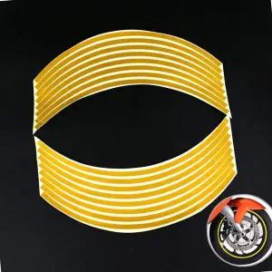 [셀러에이드]튜닝 데칼 자전거 바퀴 휠라인 유광스티커 노랑