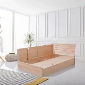 편백나무 원목 뉴헤드 멀티수납 벙커형 침대프레임 싱글.슈퍼싱글.더블.퀸