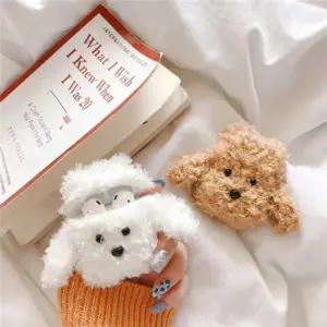 유니블링 에어팟 1/2 차이팟 강아지 뜨개질 케이스/325화이트