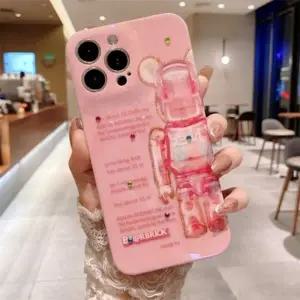 유니블링 갤럭시 s22 21 20 반짝이 곰돌이 캐릭터 젤리 케이스