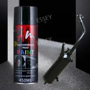 머플러 오토바이 스프레이 도색 튜닝 락카 800도 내열 바이크