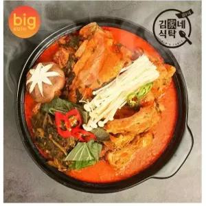 김가네 식탁 감자탕 5kg(9-10인분)+겨자소스 증정/국내산 돈등뼈
