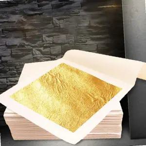공예 장식용 금박 시트 골드 리프 페이퍼 인테리어 소품 제작 공방 미술 작업 재료