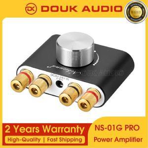 Douk 오디오 미니 블루투스 5.0 디지털 앰프 NS-01G Hi-Fi 스테레오 홈 TPA3116 전력 증폭기 100W