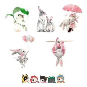 키밍 큐티 고양이 벽지 스티커 토기 시트지 스티커 아이방스티커