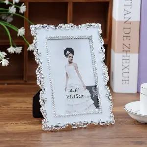 탁상용액자 엔틱 로즈 사진액자(4x6) 인테리어액자 포토액자 인테리어액자