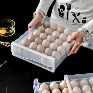 계란 케이스 도트 서랍형 보관함 30구