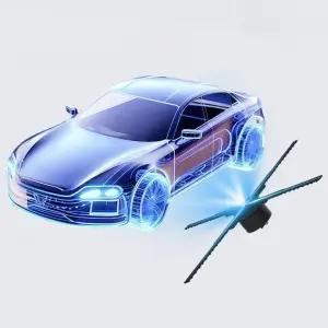 나비 3D 홀로그램 LED 프로젝터 회전 스크린 광고 디스플레이