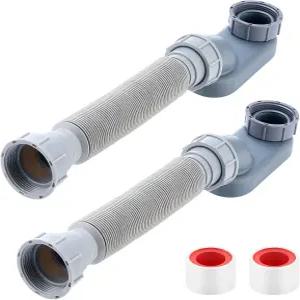 Nuanchu 2개의 로우 프로파일 1.5P 트랩 씰링 테이프가 있는 샤워 배수구 평평한 독립형 욕조 목욕 핏 RV