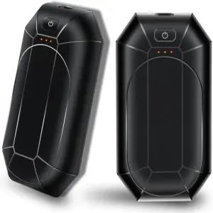 핸드 워머 2팩 충전식 전기 20시간 길이의 안전 난방 휴대용 포켓 히터 크리스마스 선물 야외 사냥 골프