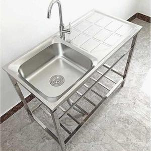 1구 간이 씽크대 싱크대 개수대 사무실 주방 왼쪽세트1 수전제외 /길이75x폭40