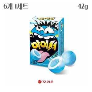 OH 아이셔 신맛 사탕 소다 42G 6개1세트 수험생 ORION 운전