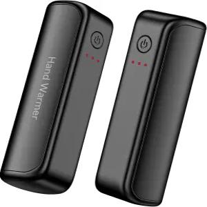 핸드 워머 충전식 2팩 마그네틱 전기 3종 세트 휴대용 포켓 히터 360° 난방 남성 캠핑 사냥 골프 여행