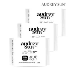 오드리선 NEW 그린웨이 입는 오버나이트 L 대형 4P x3개