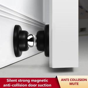 스테인레스 스틸 마그네틱 자석 도어스톱 무타공  도어 스토퍼 벽걸이형 바닥 설치형 홀더 하드웨어