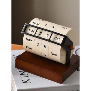 스피닝달력 인테리어 디자인 스피닝 일러스트 카페 달력 원형 탁상캘린더 심플한 카렌다