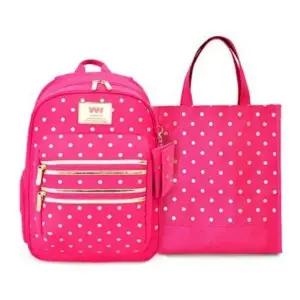 (옵션 딥핑크-XL)프린세스 책가방 세트 보조가방 실내화주머니 백팩 S 학교입학가방 초등 1학년 책가방 백