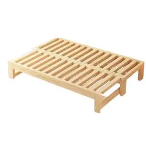 침대깔판 매트리스 받침대 저상형 받침 싱글 접이식 깔판 무헤드 킹 철제