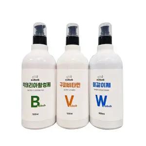 [eobob] 구피비타민외3종500ML