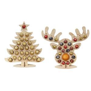 초콜릿 홀더 카운트다운 D DIY 달력 보관함 어드벤트 24day 우드 박스 크리스마스