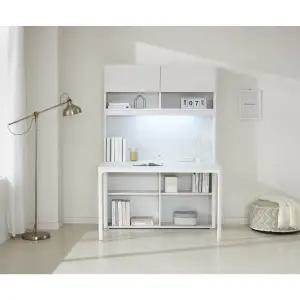 데코라인 국민 플랜 수납 책장 책상세트 1200 방문설치