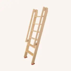 원목 사다리 다락방 목재 이층 계단 기숙사 천장 3단 복층