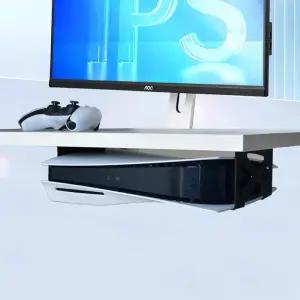 걸이형 거치대 모뎀 라우터 거치 셋톱박스 브라켓 블랙