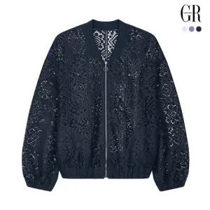 (26SS) 레이스 펀칭 집업 점퍼 3종