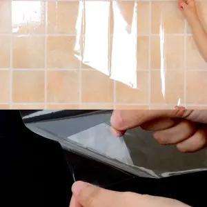 주방 싱크대 타일 리폼 투명 오염방지 벽 시트지 주방용벽시트 벽시트지