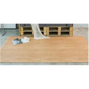 고려화학 거실 냉기방지 폭신한 pvc폼 방수 양면 우드 매트230x140x1.5 러그