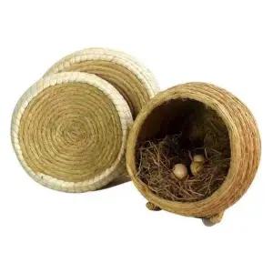 야외 메추라기 알둥지 오리 산란통 횃대 조류용품 닭장 이동식 병아리