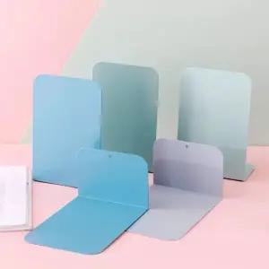 책상 미니 북앤드 철제 이동식 간이 책꽂이 (그린)