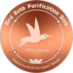4인치 순수 구리 조류 목욕 정화 디스크 두께 0.6mm 강화 클리너 4점 지지대 사계절 안전한 깨끗한 물