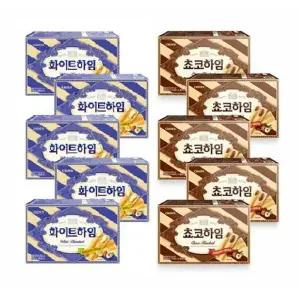 [셀러허브]크라운 화이트하임 47g x10 쵸코하임 47g x10 (S9625540)