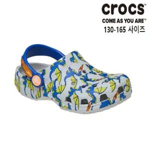 [토박스] 크록스 (130-165MM) 그래픽 클로그 토들러 그레이 아동 키즈 샌들 CCKCG2TSGC11 CCKCG2TSGC11GRY