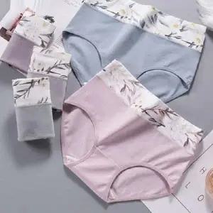 하이웨스트 뱃살 슬림 순면 팬티 6개 세트