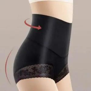 하이웨스트 레이스 신축성 보정 팬티