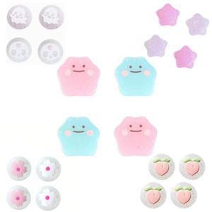 [호환품]투명 반짝이 실리콘 엄지 스틱 그립 캡 블링 소프트 커버 닌텐도 호환 스위치 호환 Oled NS Lite